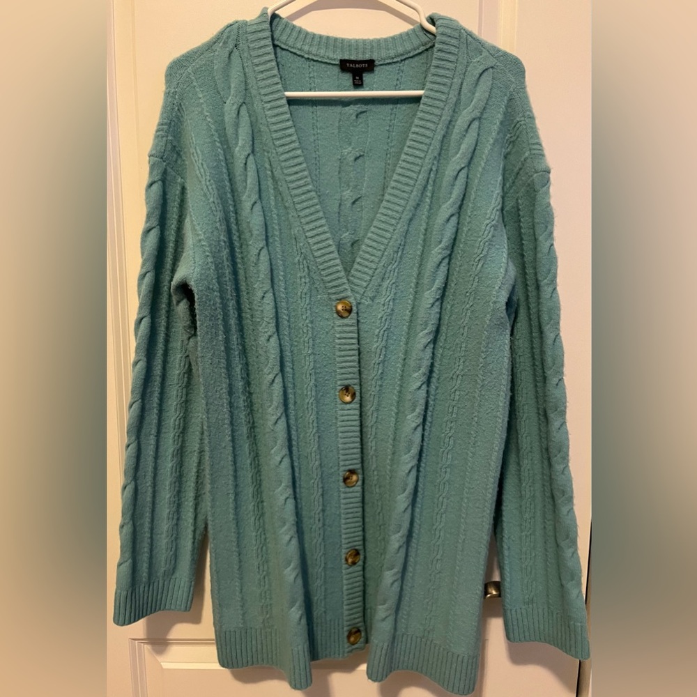 Talbots Cable Knit Cardigan